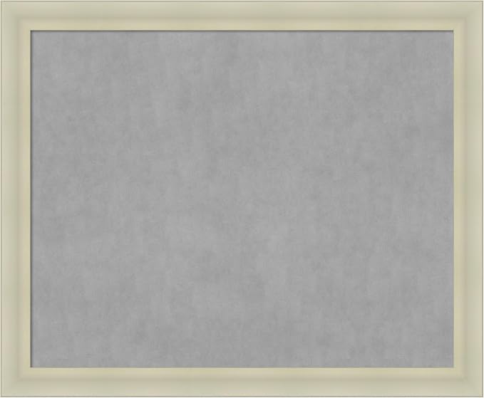 Amanti Art Silver Framed Magnetic Board 37x45 X-Large Vision Board by AmantiArt