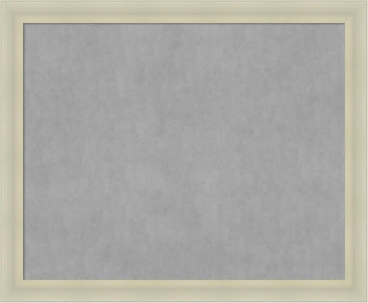 Amanti Art Silver Framed Magnetic Board 37x45 X-Large Vision Board by AmantiArt