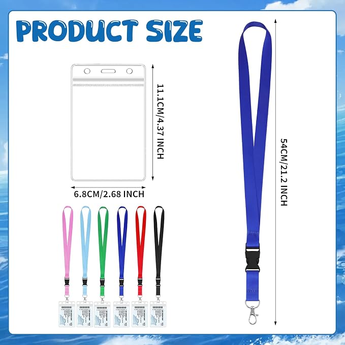 6 Pack Lanyards for Cruise Ship Cards - Image 2