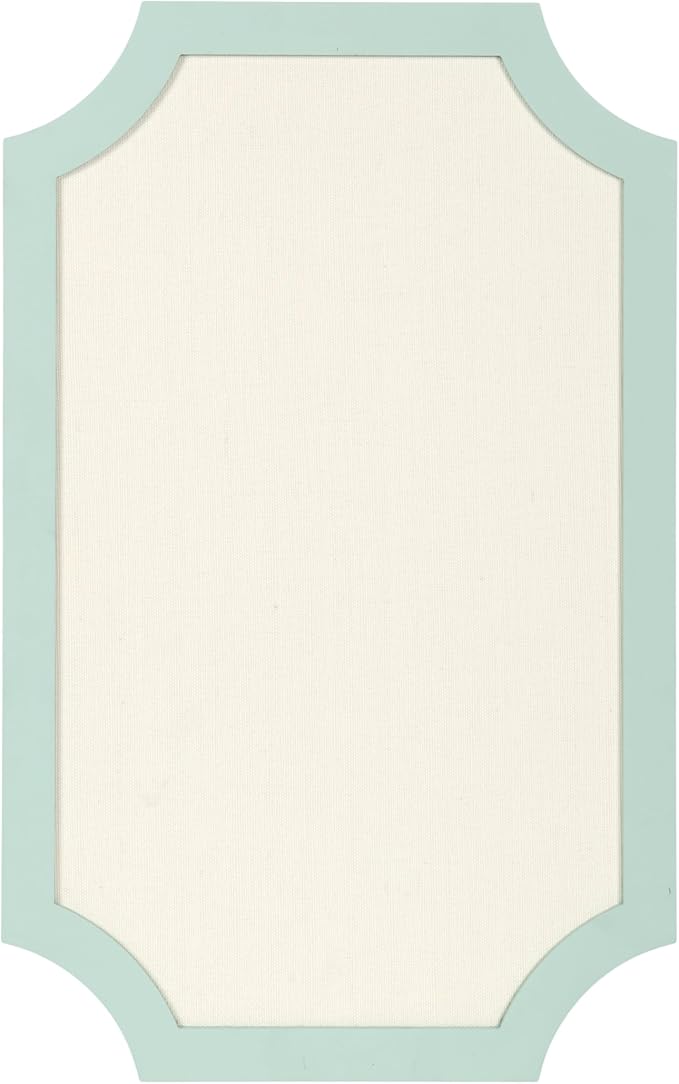 Kate and Laurel Holbrook Modern Framed Scallop Fabric Pinboard, 15 x 24 - Image 8