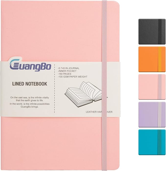 Lined Journal Notebook for Work by GUANGBO