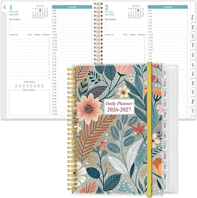 2026-2027 Daily & Monthly Planner by Heveboik