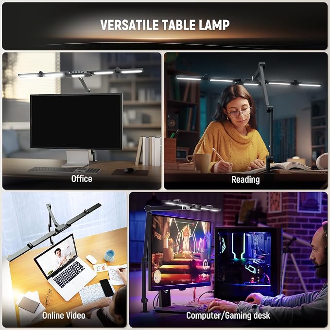 NEEWER Basics 32.5" Clip On Desktop LED Light - Image 5