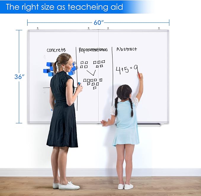 White Board Dry Erase 60 x 36，maxtek Large Magnetic Whiteboard 5' X 3' Dry - Image 2