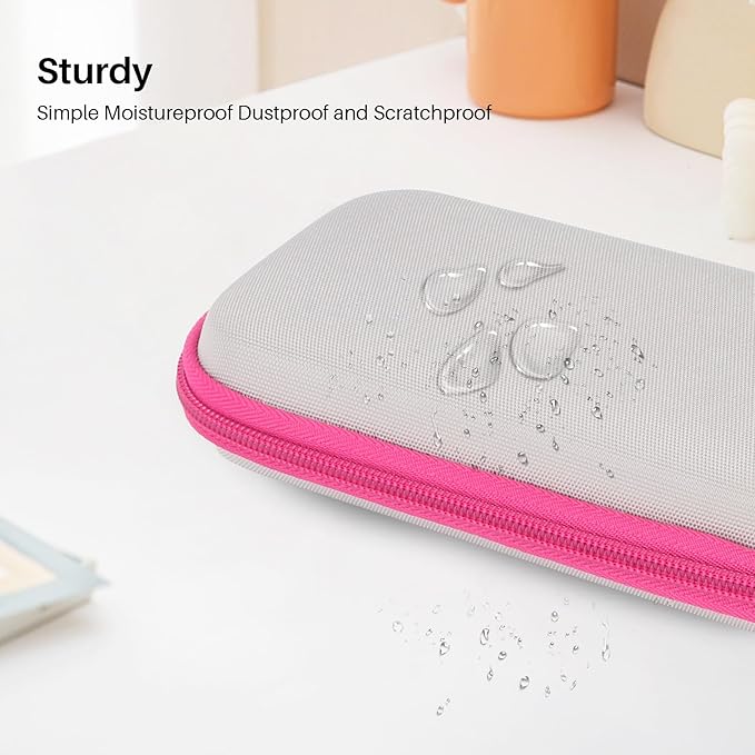 Hard Case Replacement for Texas Instruments TI-30XIIS TI-30XS TI-30Xa TI-36X Pro Scientific Calculator Case Only (Pink + Off White Case)-DeskLoop Office