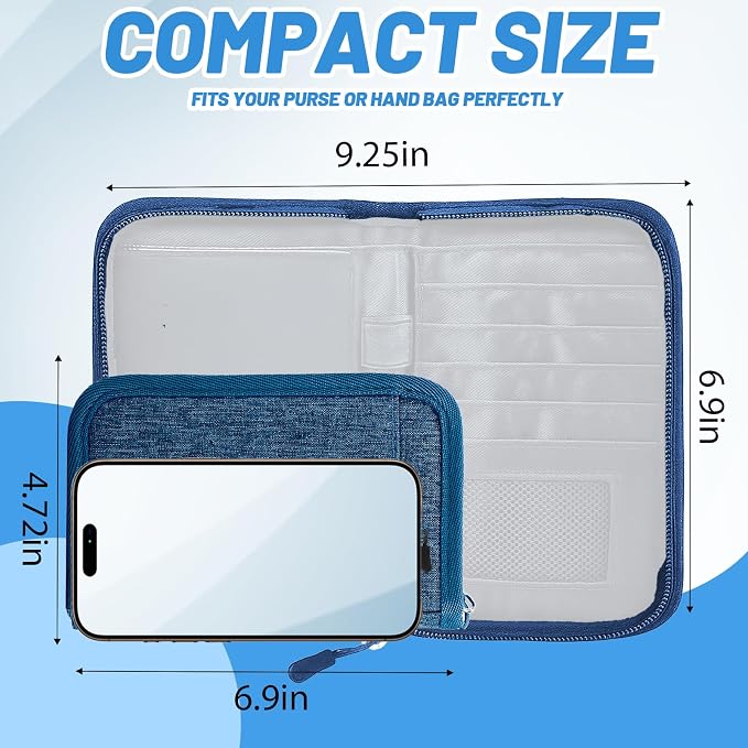 Passport Holder for Travel Essentials, RFID Blocking Protector Passport Wallets - Image 4