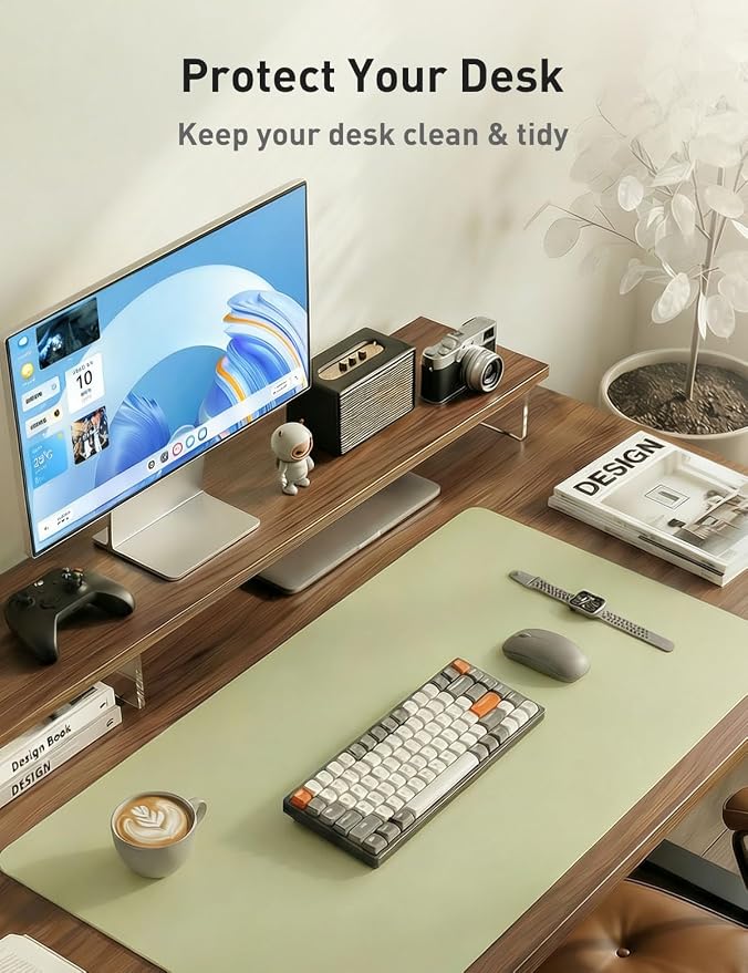 Aothia Faux Leather Desk Mat - Image 8