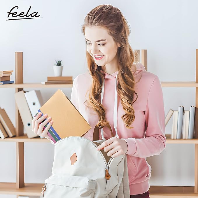 feela 16 Pack Composition Notebooks Bulk, Kraft Cover Lined Blank College Ruled - Image 6