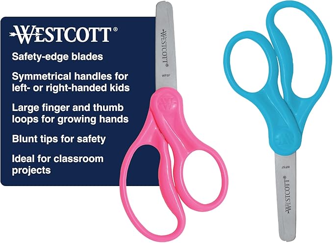 Westcott 5" Hard Handle Kids Scissors by Westcott