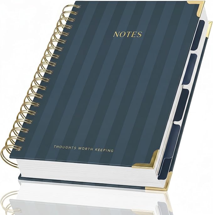 Aesthetic Thick Spiral Notebook by ZICOTO