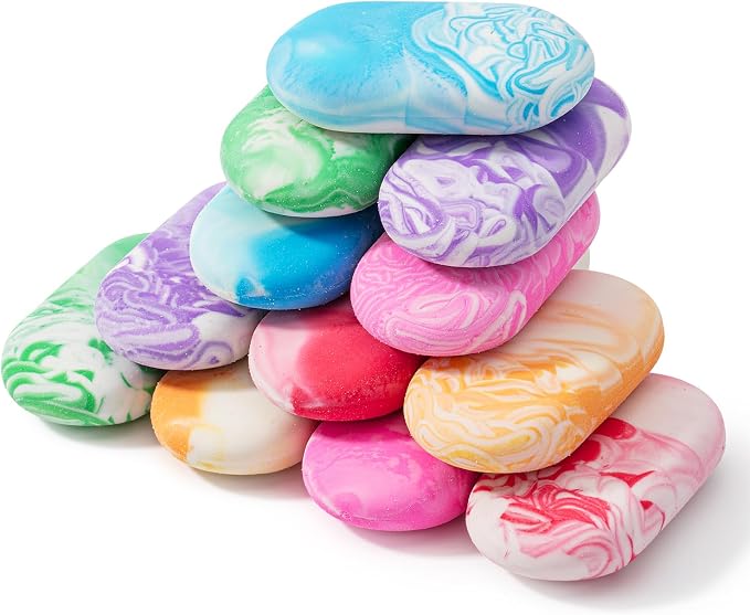 Mr. Pen- Marble Pencil Erasers, 12 Pack, Art Sketching, Clean Smudge-Free by MrPen
