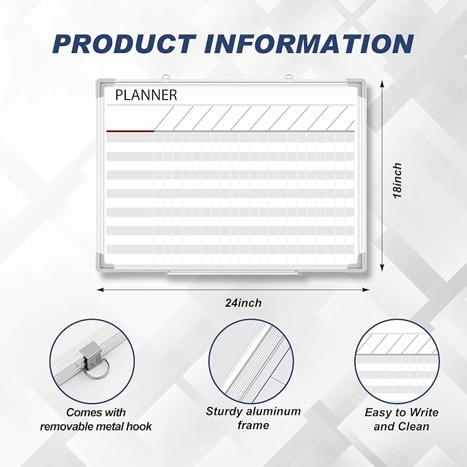 Lincia Aluminum Frame Dry Erase Board - Image 2