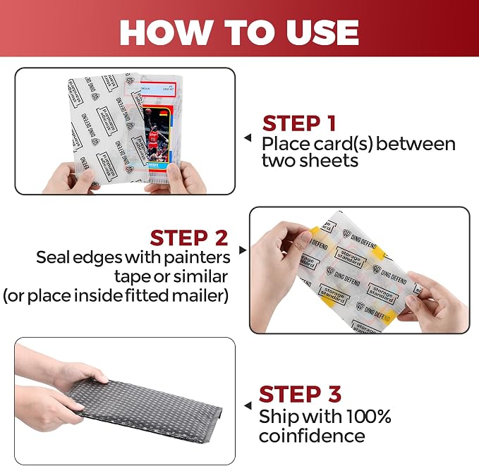 Card Protectors Trading Cards Shipping Supplies, Plastic Semi Rigid Card Holder - Image 5
