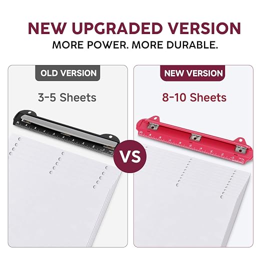 3 Hole Punch Portable Binder Punch - Image 3