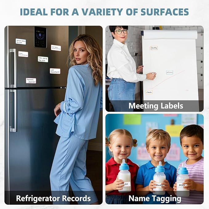 PPB Dry Erase Labels Stickers, Reusable Waterproof Removable Notes - Image 5