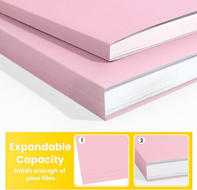 SUNEE File Folders, 18 Pack Manilla Folders 8.5 x 11, Colored Folders Office - Image 4
