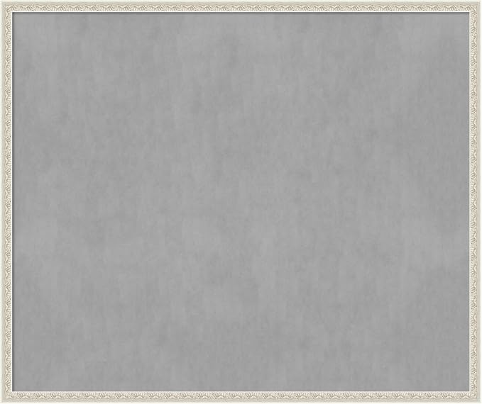 Amanti Art Silver Framed Magnetic Board 42x50 Oversize Vision Board by AmantiArt