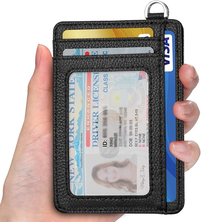 Slim Minimalist Front Pocket Wallet, RFID Blocking Credit Card Holder Wallet - Image 2