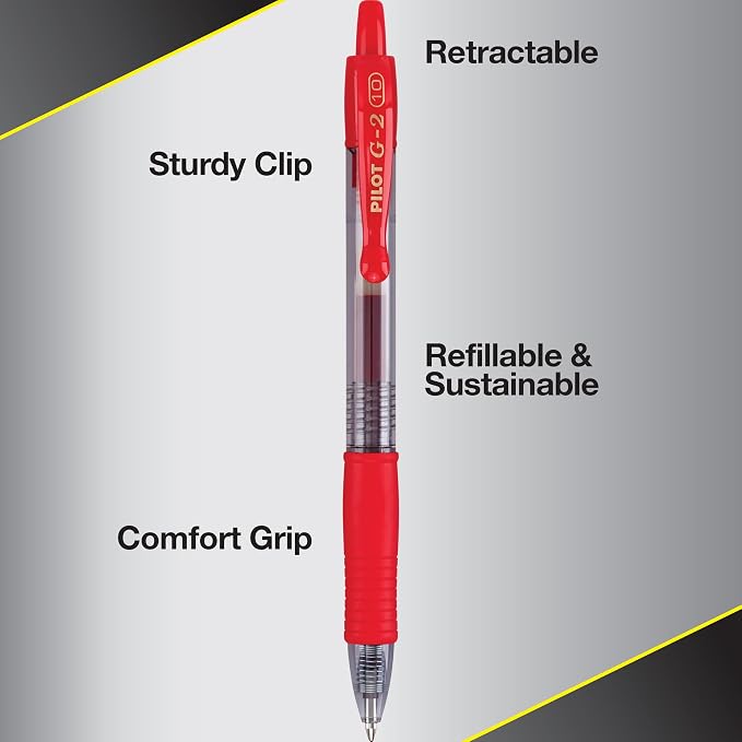Pilot G2 Premium Gel Roller Pens, Bold Point 1 mm, Journaling & Office Writing - Image 5