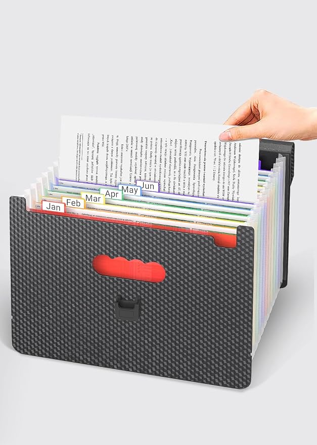 Accordion File Organizer/Expanding File Folder - Image 4