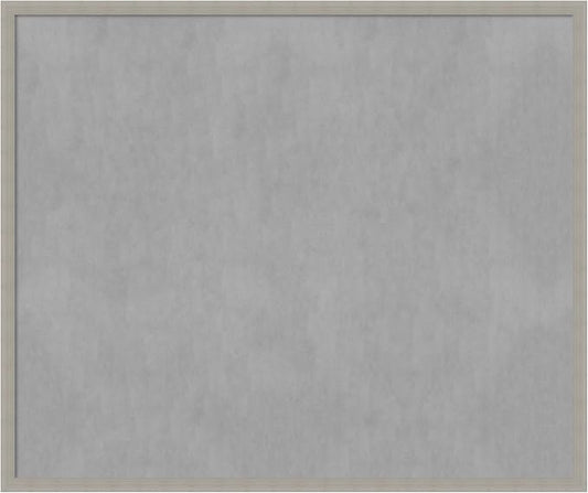 Amanti Art Grey Framed Magnetic Board 42x50 Oversize Vision Board by AmantiArt