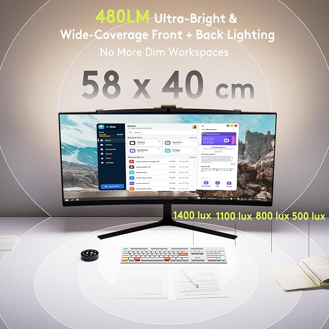 Quntis Curved Monitor Light Bar - Image 7
