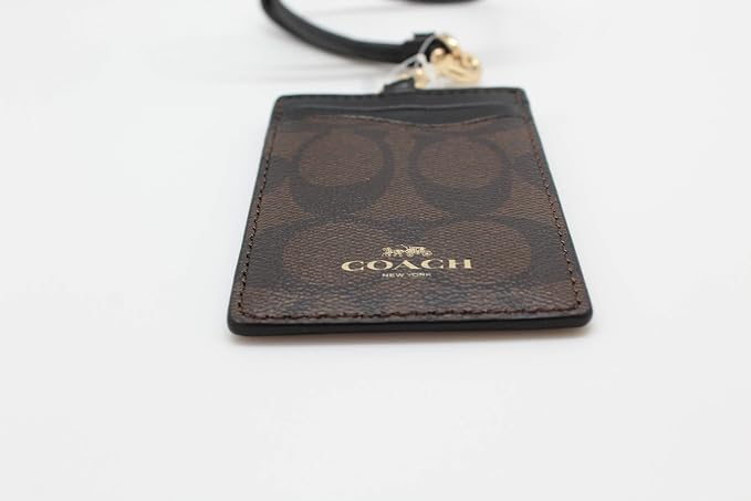 Coach Signature PVC Lanyard ID Badge Card Holder - Image 3