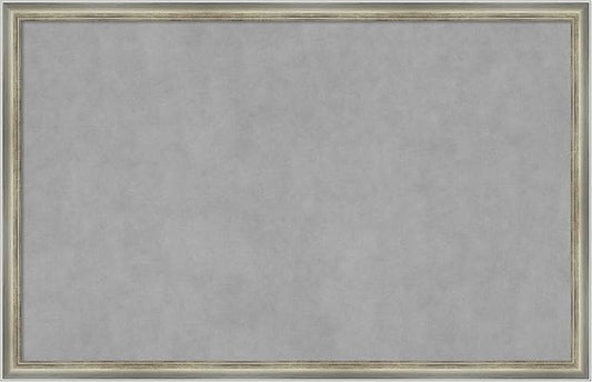 Amanti Art Silver Framed Magnetic Board 22x34 Large Vision Board by AmantiArt