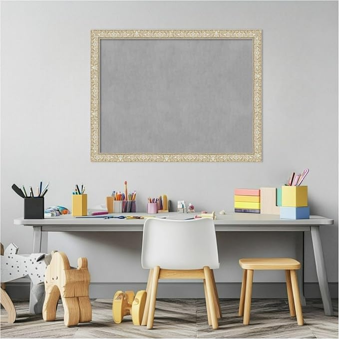 Amanti Art Silver Framed Magnetic Board 20x26 Medium Vision Board - Image 5
