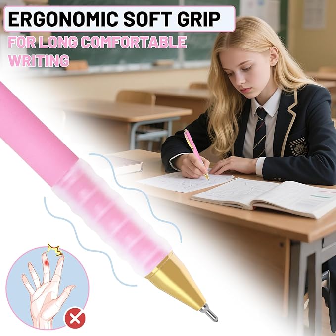 Drawdart 12 Pcs Smooth Writing Pens - Image 4