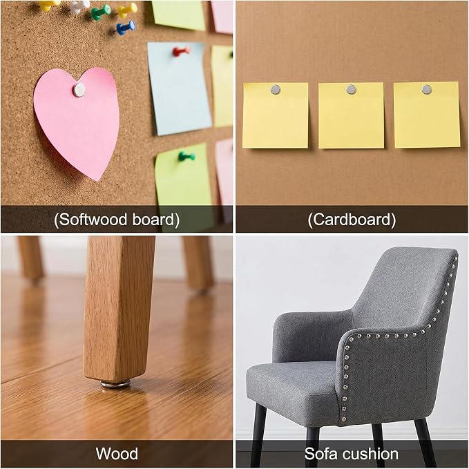 100 Pcs Extra Long Push Pins, Carpets & Wood Surfaces, Large Metal Tacks - Image 4