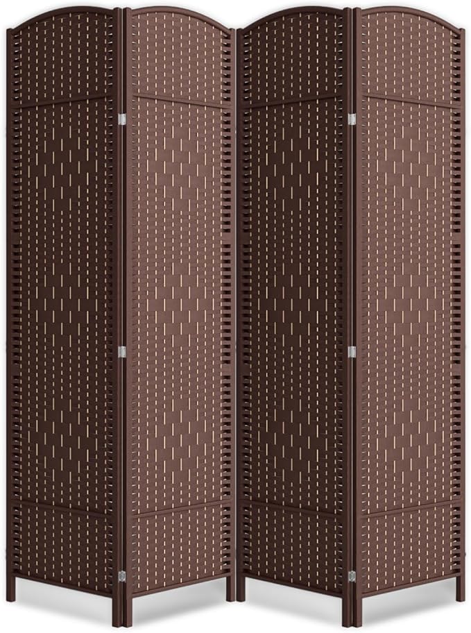 Cocosica 4 Panel Room Divider, 6Ft Folding Privacy Screen, Tall by cocosica