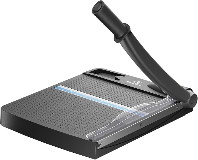 12 Inch Heavy Duty Paper Cutter, 12-16 Sheets Capacity Guillotine Paper Cutter by syntpNovo