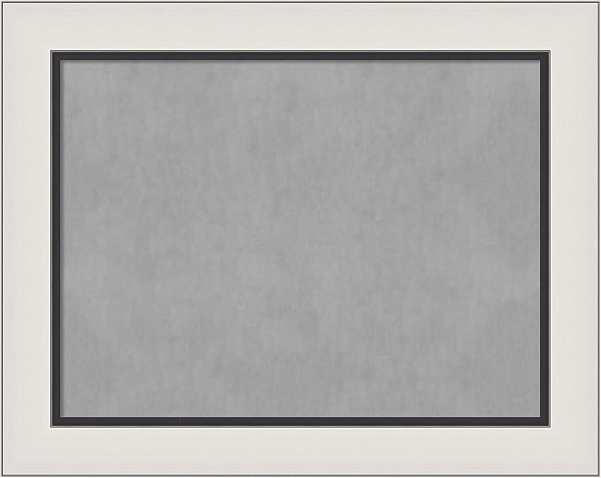 Amanti Art Silver Framed Magnetic Board 24x30 Medium Vision Board by AmantiArt