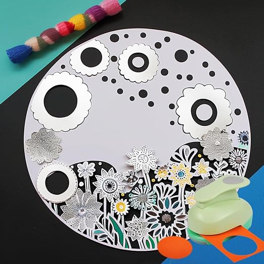 UCEC 1 Inch Circle Punch, Circle Hole Punch, Paper Punch, Paper Punches Craft - Image 9