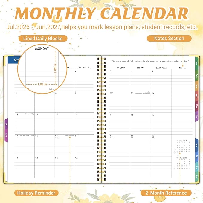Teacher Planner 2026-2027 Academic Year, Jul.2026 - Image 4