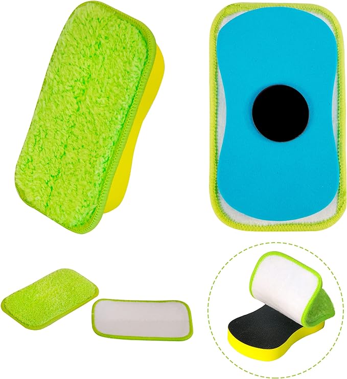 2 Packs Chalkboard Eraser Washable Microfiber Cleaning Tool | OSOPOLA 2Pack by OSOPOLA