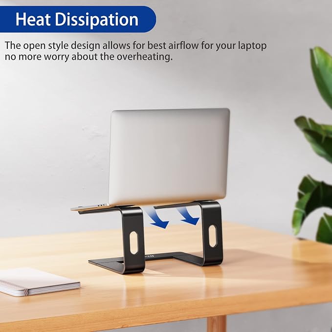 BESIGN LS03 Aluminum Laptop Stand, Ergonomic Detachable Computer Stand - Image 6
