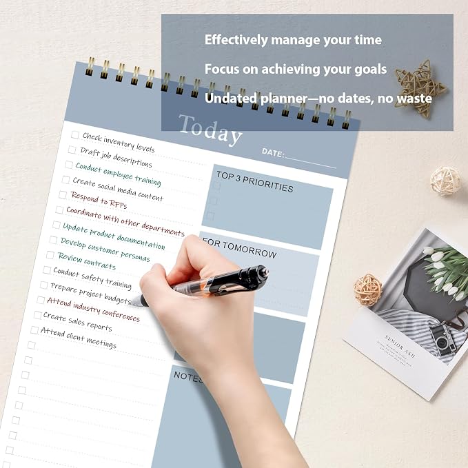 Weekly To Do List Notepad, Undated Planner - Image 7