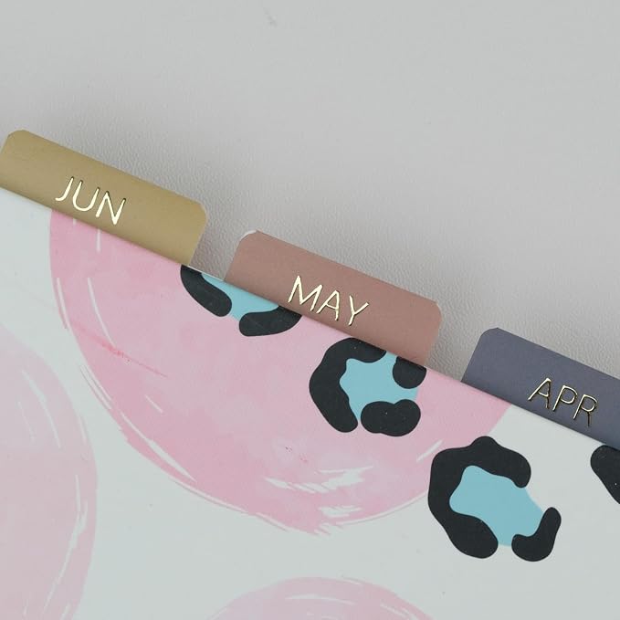 UPAFEXXI-Laminated Planner Monthly Tabs Calendar Monthly Label Stickers - Image 4