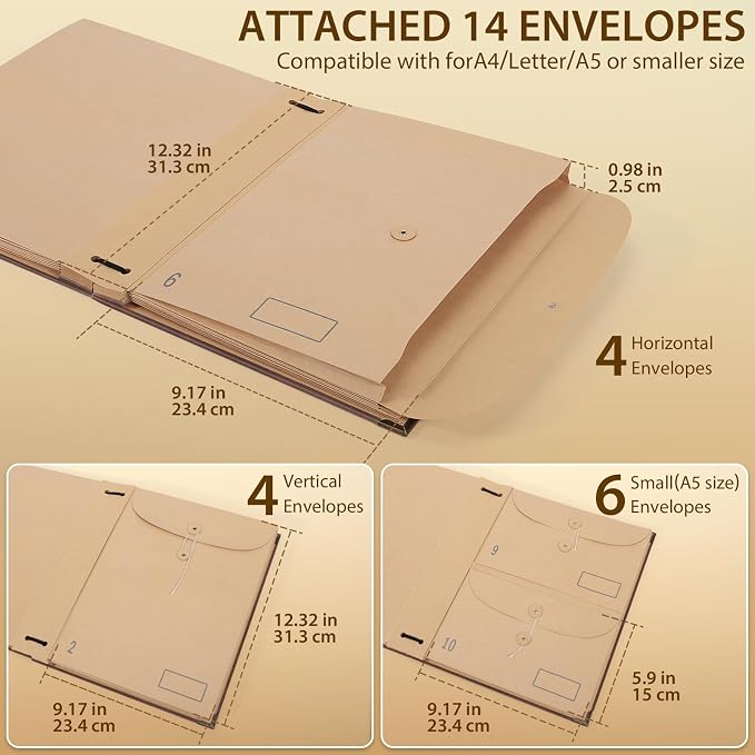 Important Document Organizer, Expanding File Folder - Image 2