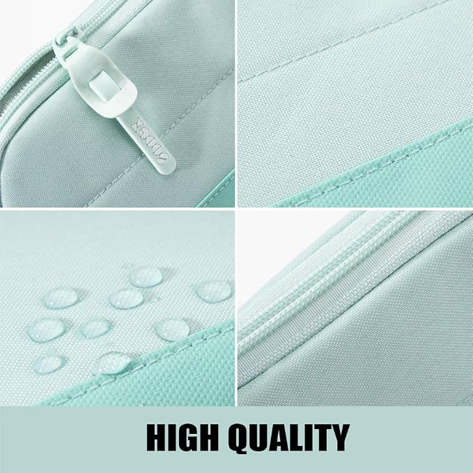 Sooez Wide-Opening Pencil Pen Case, Lightweight & Spacious Pencil Cases Bag - Image 4