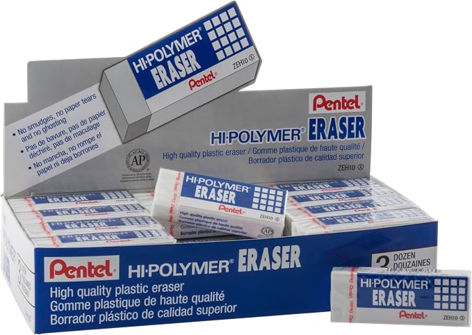 Pentel Hi-Polymer Block Eraser by PentelofAmerica