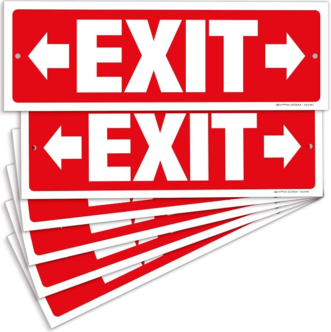 iSYFIX Exit Signs by iSYFIXPREMIUMSIGNS