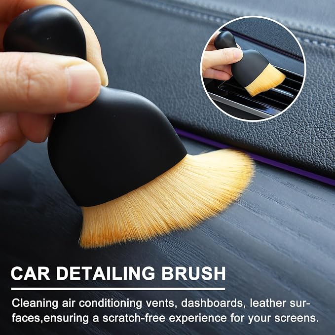 3 Pcs Exquisite Microfiber Duster Brushes, Car Detailing Brushes, Feather Duster - Image 6