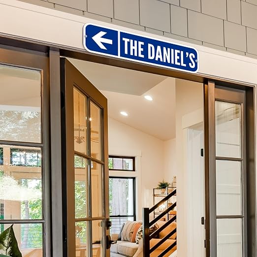 SmartSign Customize Your Own Blue Street Sign - Image 4