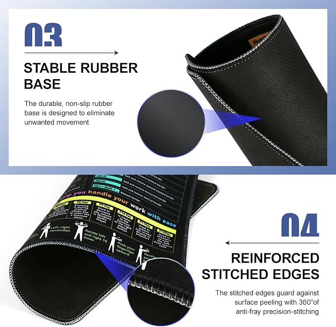 Excel Mouse pad—11.8 * 9.8inch Portable Size |Contains 5 Excel Function modules - Image 4