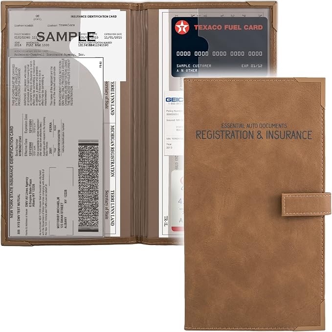 Auto Insurance and Registration Card Holder by PlusXpres