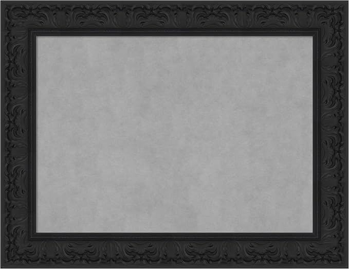 Amanti Art Black Framed Magnetic Board 27x35 Medium Vision Board by AmantiArt