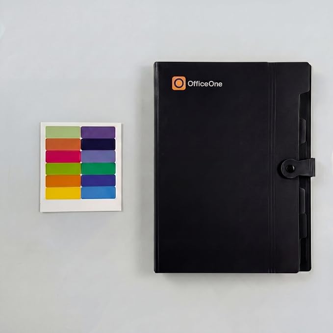 OfficeOne 8-Pocket Expanding File Folder, A4 Letter Size Accordion Document - Image 3